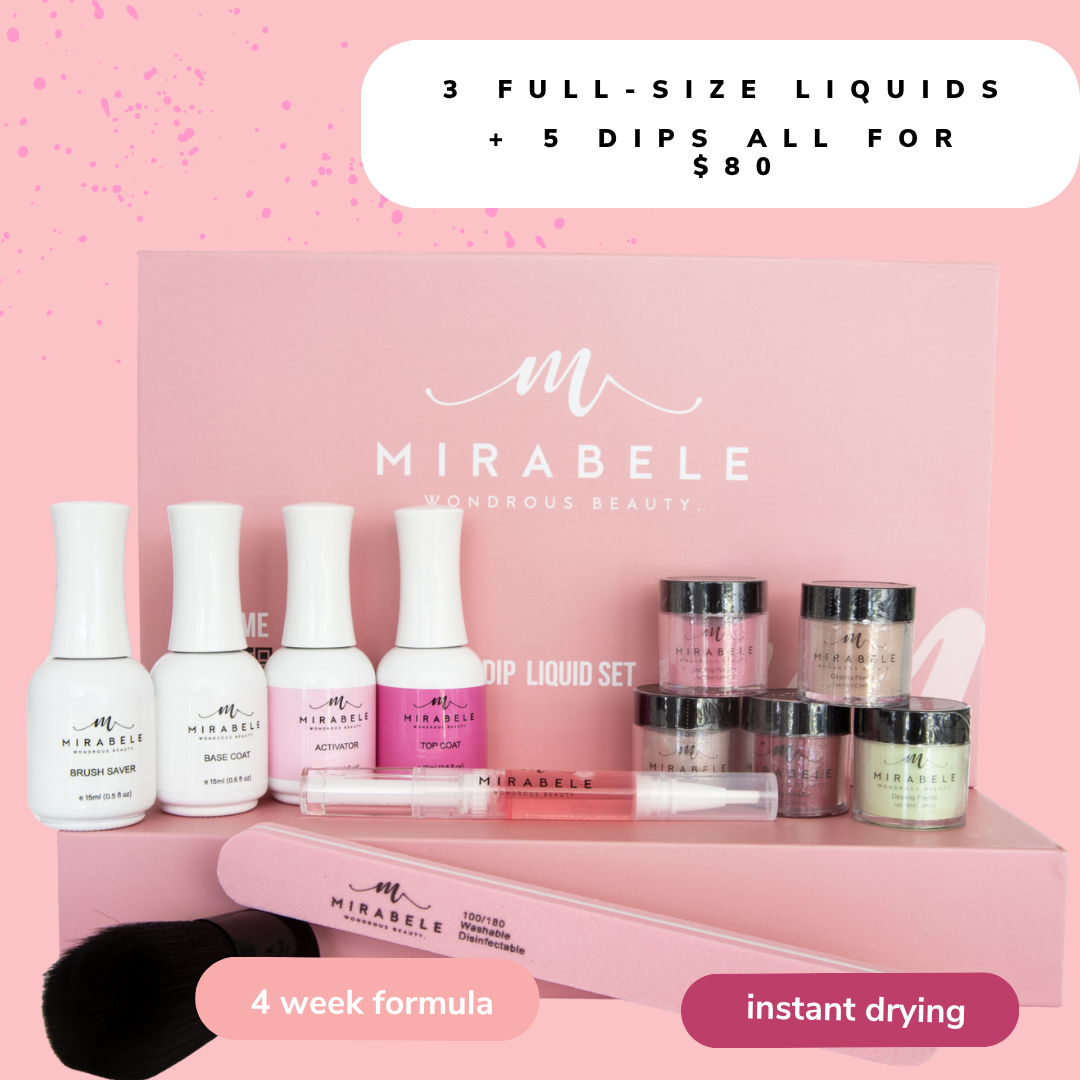 ALL YOU NEED BUNDLE -3 Full-Size Liquids + 5 Dipping Powders